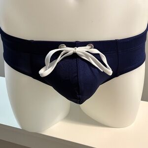Navy Blue Men's Swim Trunks